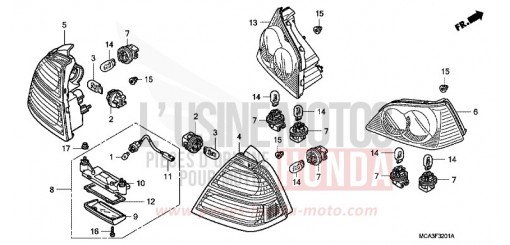 KOMBINATIONSLEUCHTE (GL18006/7/8) GL18008 de 2008